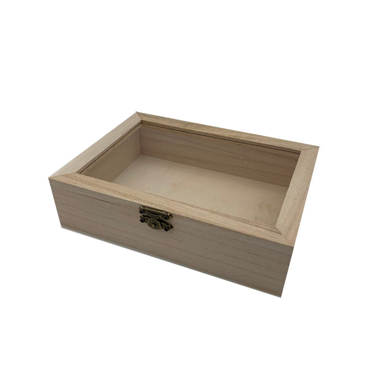 Clear Box Wood Box