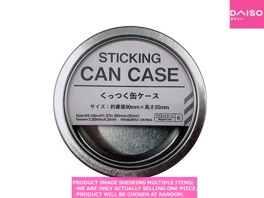 Magnets Sticking Can Case Silver With A Net