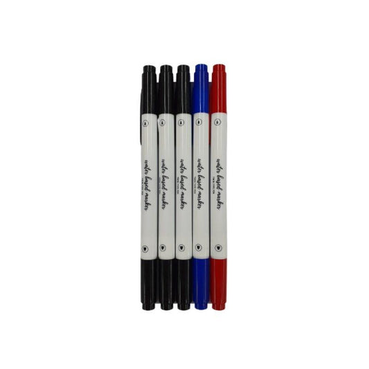 Water - Based Marker - Double Sided - 5Pcs -