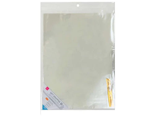 Clear Plastic Bag With Bottom Gusset - 10Pcs