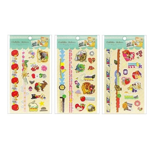 Cloth Sticker Sheet - Melange