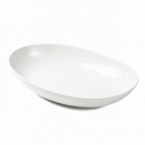 Deep Curry And Pasta Plate - Oval